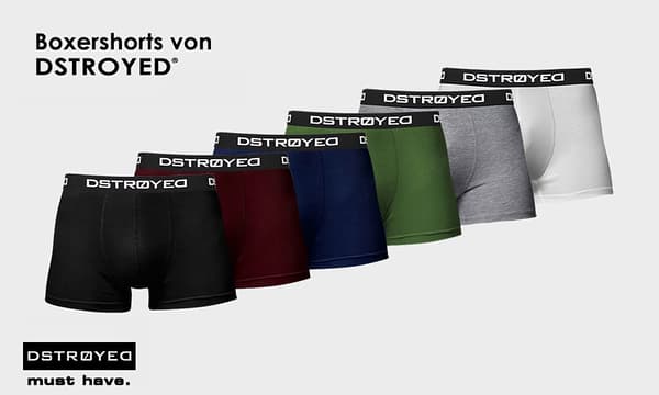 Boxer Shorts til mænd - 4-pak underbukser mænds undertøj
