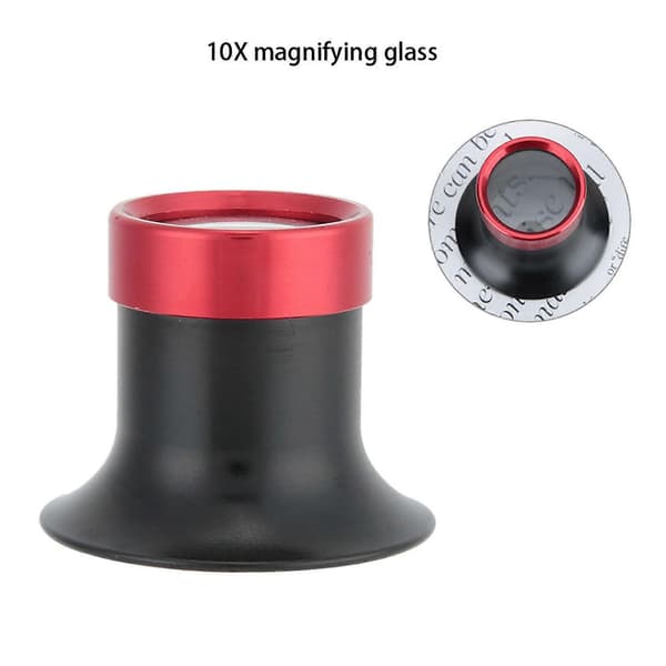 Klockreparation 10X Förstoringsglas Lupp Handhållen Klockreparationsverktyg