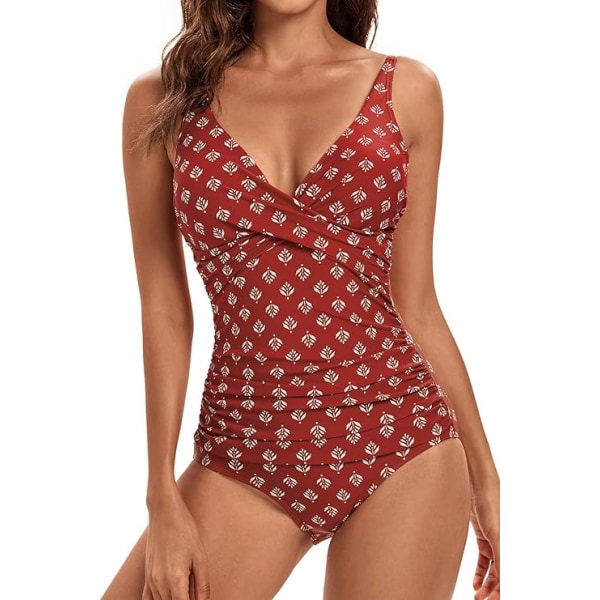 Dam Monokini Tummy Control Slankning Baddräkt Plus Size Baddräkt Tummy Control XL