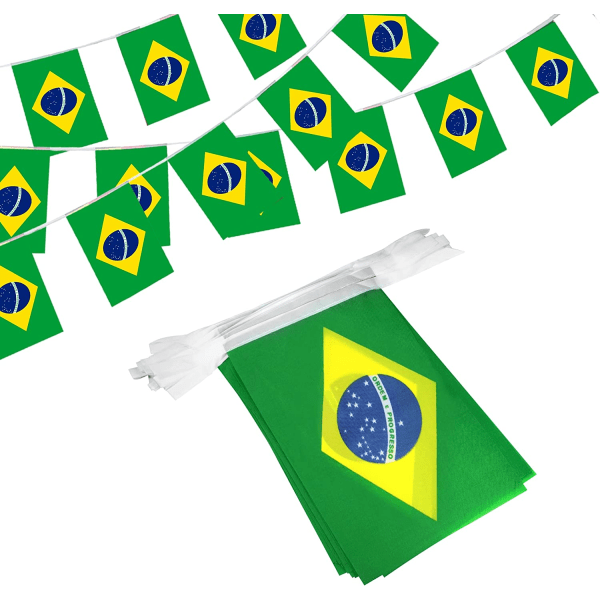 2 pakke verdensmesterskap topp 32 landsflagg (Brasil)