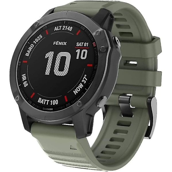 Dww-armbånd Garmin Fenix 6x / 6x Pro, Fenix 5x / 5x Plus, Tilbehør Fenix 3 / 3 Hr, Quickfit-armbånd på 26 mm