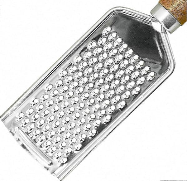 FSC Handrivjärn för Mat - 23,5x6cm Kök Rivjärn i Brun & Silver