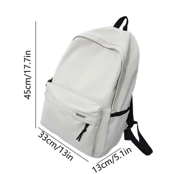 Ryggsäck Utomhusryggsäck Ryggsäck Stor Kapacitet Ryggsäck Studentryggsäck white