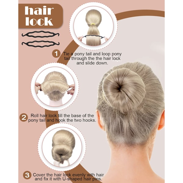 70PCS Hårstyling Set, Hårbulletillverkare, Hårdesign Stylingverktyg, DIY Hårtillbehör, Hårmodellering Verktygssats, Hårtillbehör