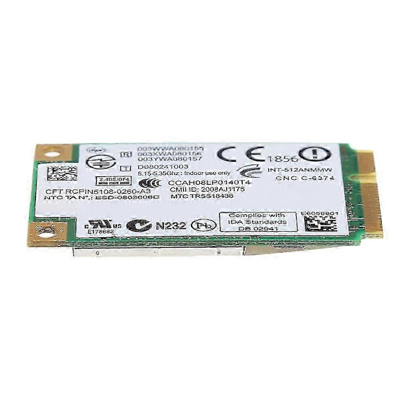 For Link til Intel 5100 WIFI Adapter 512AN_MMW 300M Mini PCI-E Trådløst WLAN Kort