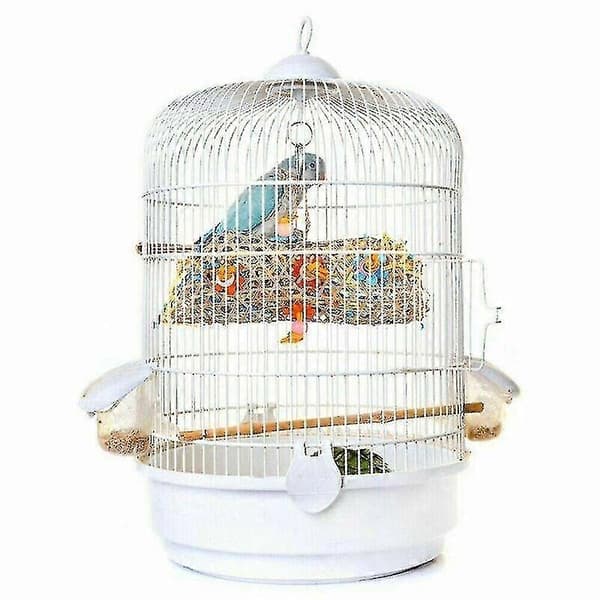 3 st Papegoja Fågel Tuggleksak Bur Hängande Vävd Gräs Foderremsa Cockatiel Leksaker