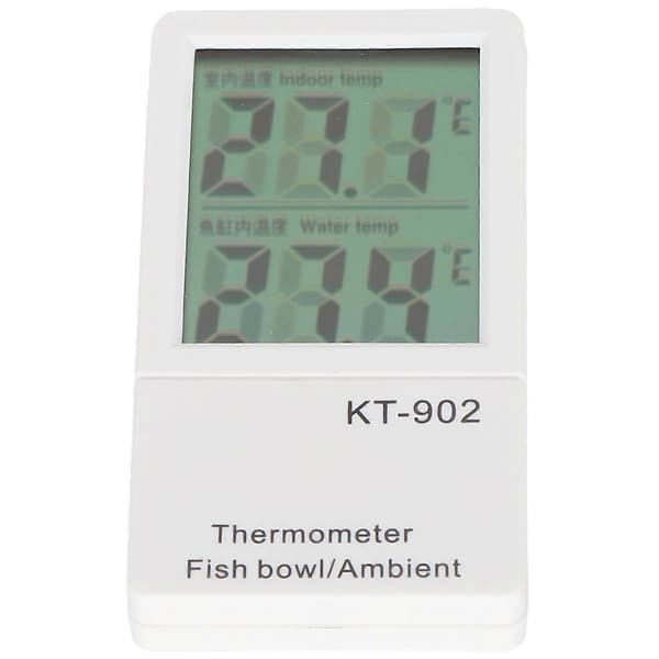 Digital Dubbel Display Akvarium Fisk Tank Reptil Sköldpadda Inkubator Termometer KT-902