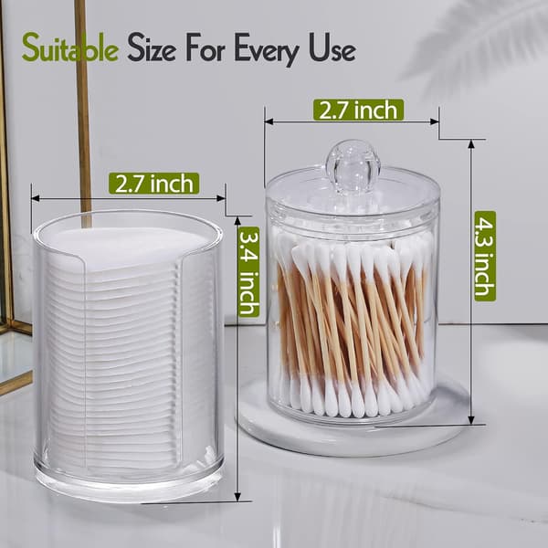4 st, 10 OZ hållare dispenser för badrumsbehållare förvaring