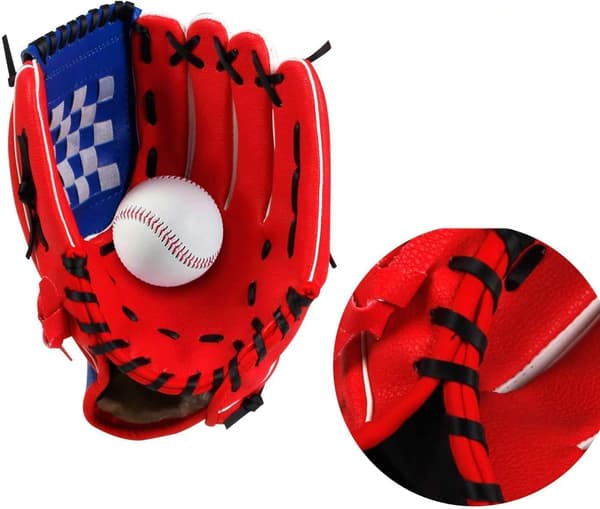 Baseball handske i blødt, massivt PU-læder uden bold, 10,5 tommer