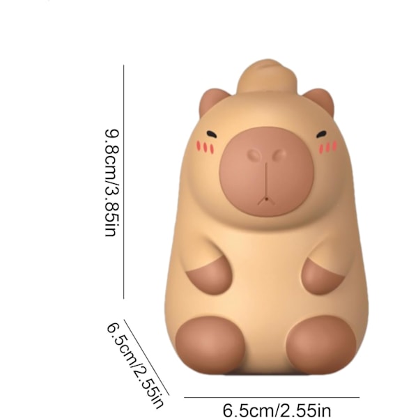 Vandpistoler, Capybara Vandskyder, Poolspil, Sjov Udendørs, Design, Perfekt til Sommer, Strand, Have og Poolaktiviteter, 6,6x6,6x9,9 cm