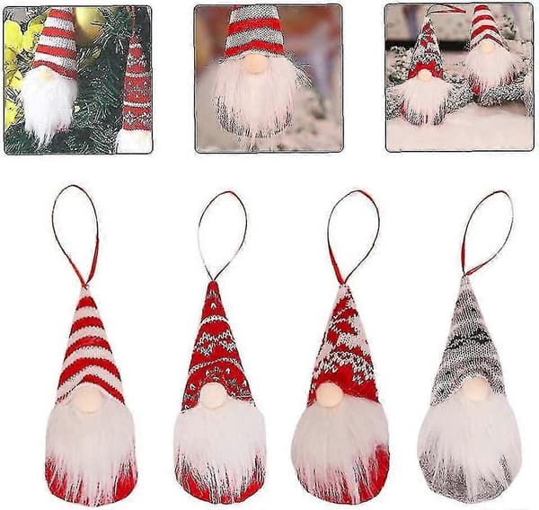 Julepynt Jul Gnome Dukke Figurer Trepynt For Barn