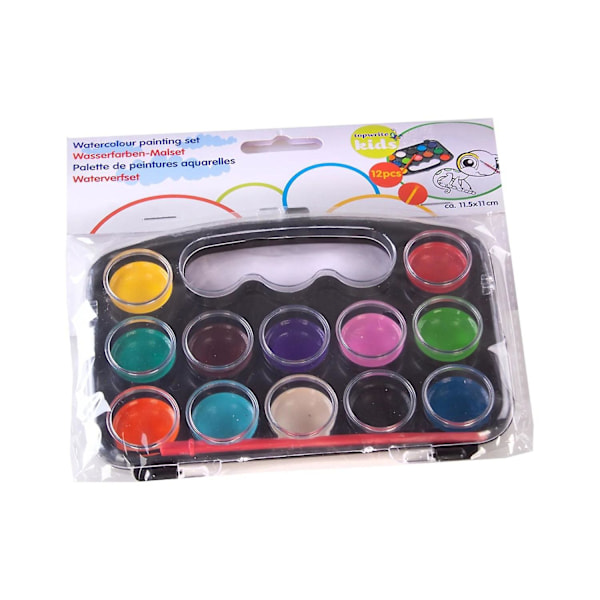 Vandsfarvepalette - 12 Farver