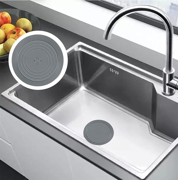 Vaskprop Silikone Grå 15 cm Grey