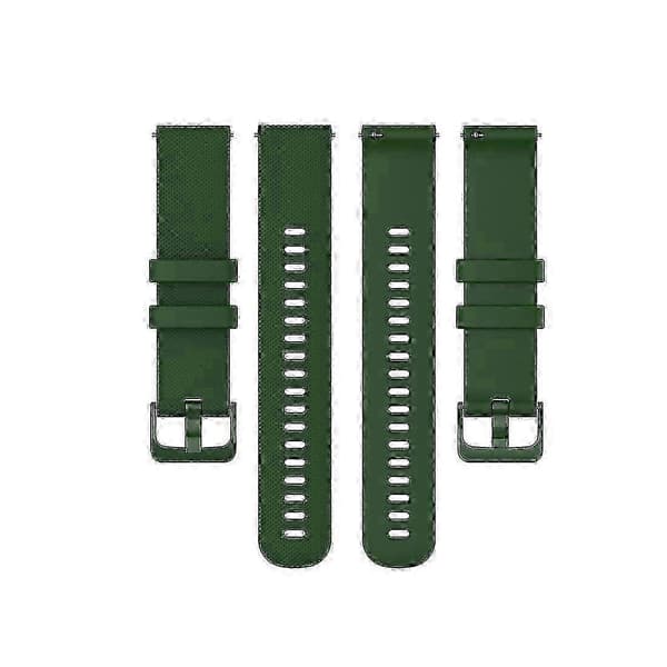 1 stk. silikonerem 22 mm til Garmin Vivoactive 4 (grøn)