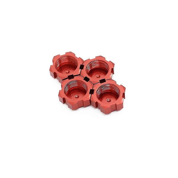 För Arrma 1/8 Karton Outcast Talion 1/7 Mojave 17mm Aluminiumlegering Hexagonmutter, modifierad och uppgraderad