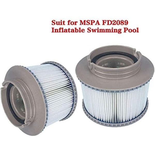 2 stk erstatningspatroner Hot Tubs-filtre til MSPA FD2089