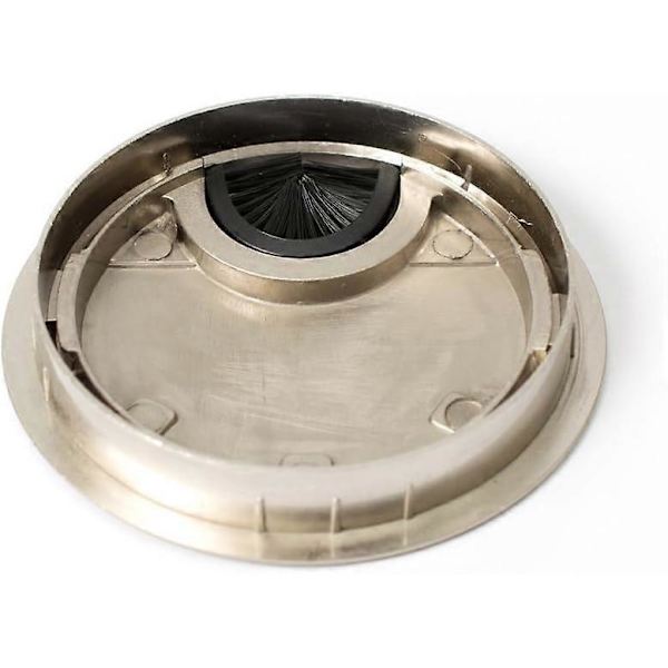 Set med 2 borstat stål ? 80 mm, kabelgenomföringar, kabelgenomföringar