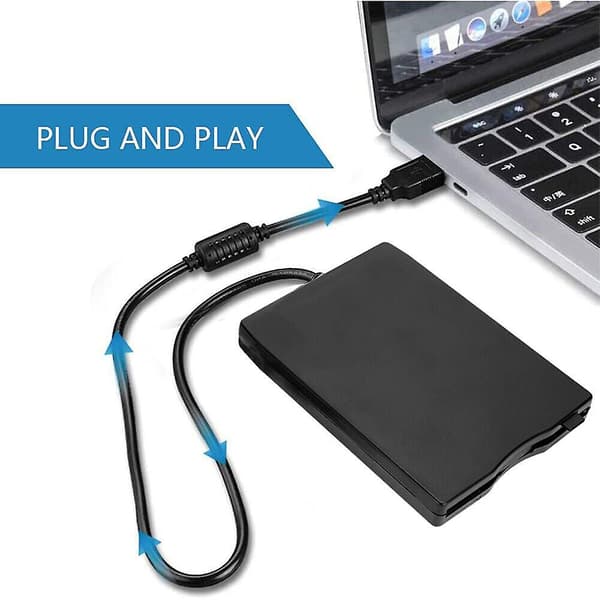 3,5 tommer USB mobil diskettedrev Bærbar 1,44 MB Ekstern FDD-læser til pc