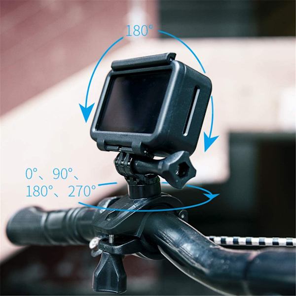 Styrestangfeste Kompatibel med Gopro Hero 8/7/6/5 Black