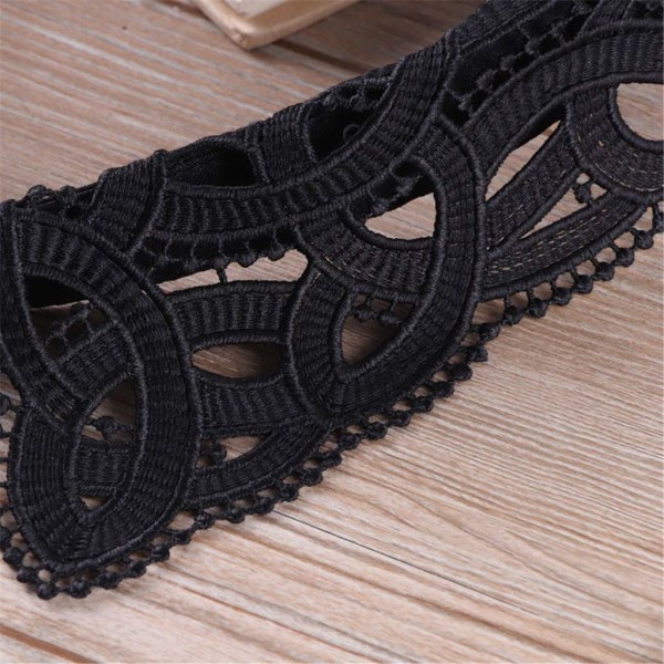 Kvinners falsk krage elegant blomst blonder falsk falsk krage krage klassisk all match bluse pan krage retro for sommerferiefest