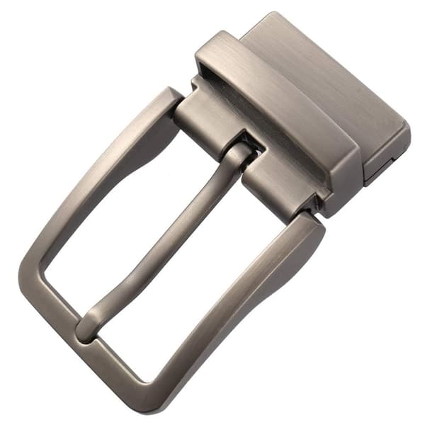 Herr Metall Spänne Bälte Ersättning Antik Rektangulär Spänne (Matt pistol färg) A