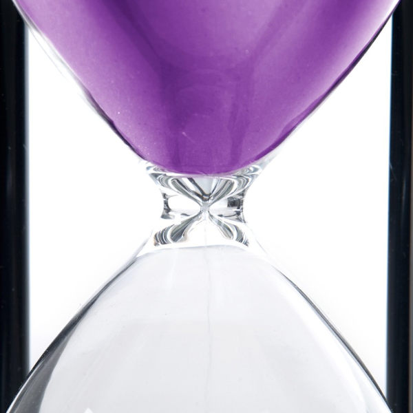 60 minuters timglas, trä sandtimer