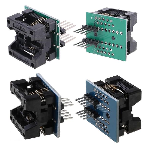 Sop8 til Dip8 Ic Test Socket Konverter Modul Programmer Adapter 150 Mil