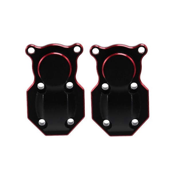 2 stk. Metal Front og Bakaksel Differensialdeksler Differensialdeksler For Axial Scx24 1/24 Rc Trac