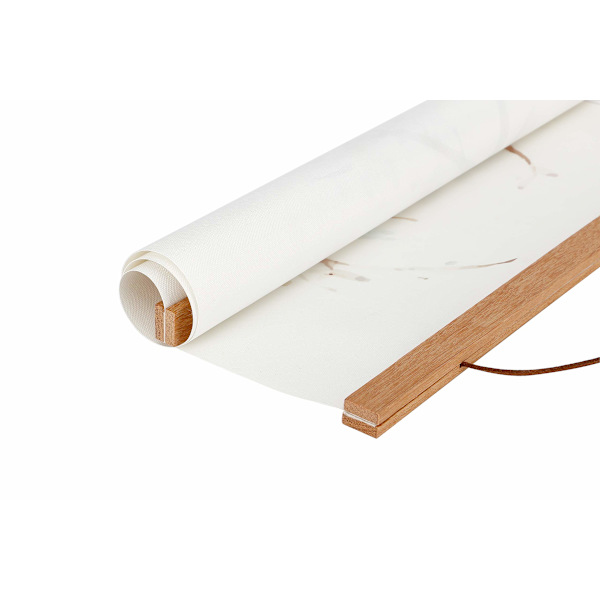 A4 magnetisk affischhängare ram, ljus träramhängare för fotobild duk konstverk konst stor storlek väggkarta tryck väggdekoration (21cm/8,3\", teak)