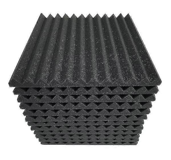 12 stk./24 stk. Studio Akustisk Skum Lydskum Lydisolerende Beskyttende Svamp Lydabsorberende Panel