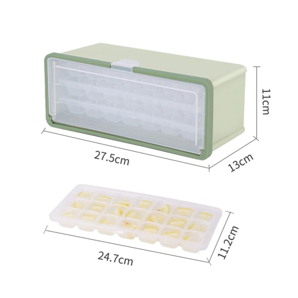 Ice Cube Tray with Lid,for Freezer and Can Make 63 Ice Cubes