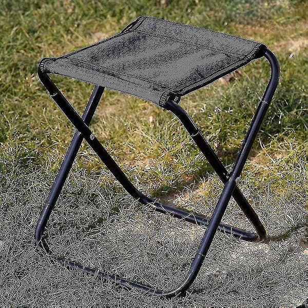 Campingfällstol Utomhusfällstol, Liten Bärbar Campingfällstol för Utomhusbruk, Lämplig för Camping
