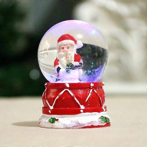 Julegaver til barn Julepynt Lysende ornamenter Resin Julegaver Krystallkulepynt