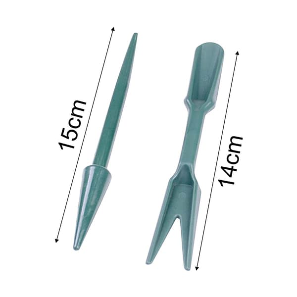 4 stk. Mini jordhullstansere i plast (tilfeldig farge)
