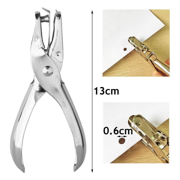 6mm hullstans, hullstans for gavekort i papir og kort