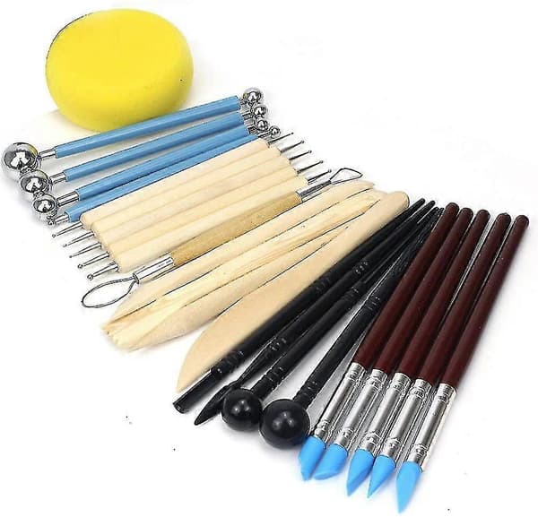 24 st Clay Sculpting Tools Keramikverktyg Polymer Clay Tools Clay Sculpting Set