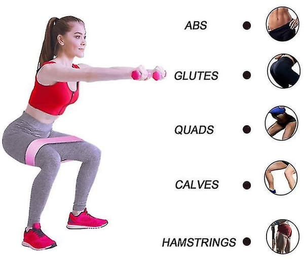 Hip Trainer Resistance Bands Exercise Bands 3 Pack