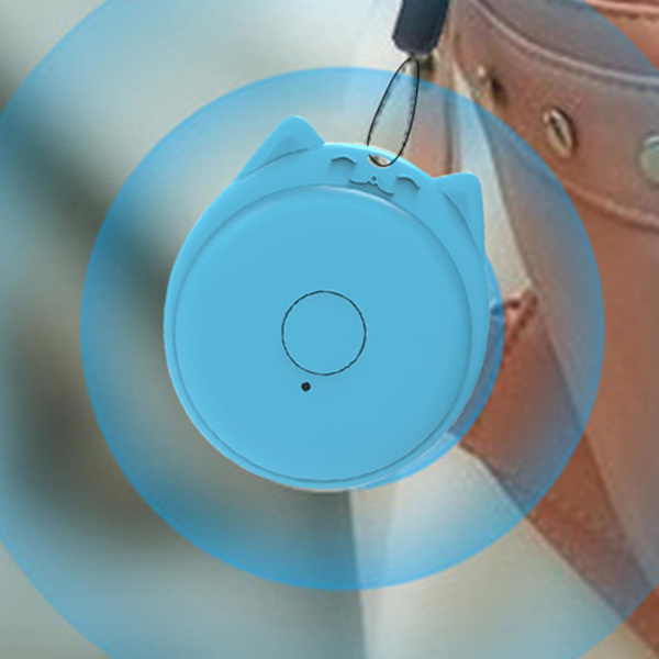 Personliga enheter, Smart GPS-tracker - Trådlös Smart Pet Tracker | Anti-förlorad platsspårare, liten GPS-enhet, objektdetektor (blå)
