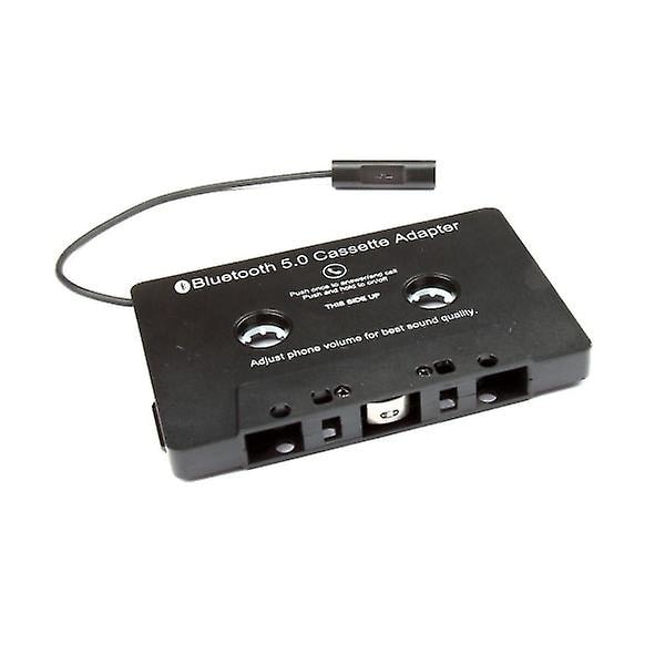 Bilstereo Bluetooth Kassette Modtager Kassetteafspiller Bluetooth 5.0 Kassette Aux Adapter Sort