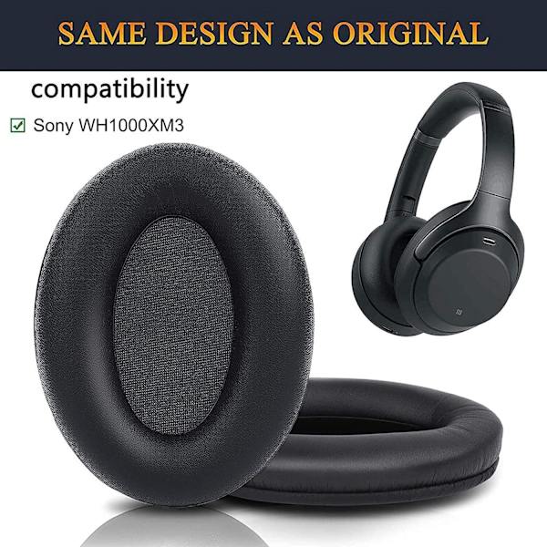 Øreputerputerstatning for Sony WH-1000XM3 1 par (svart)