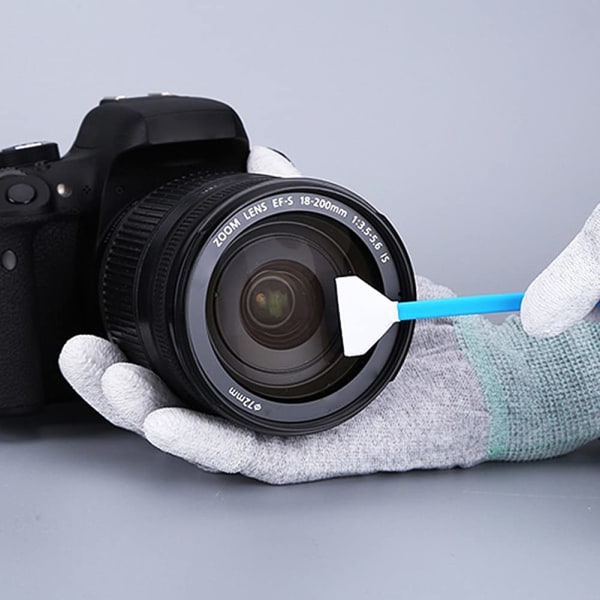 10 stk Rengøringspindesæt til DSLR SLR digitalkamera 15mm