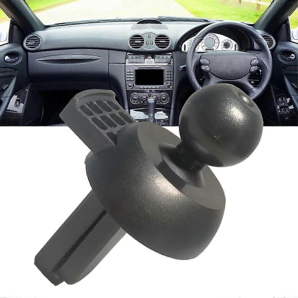 Billuftventilklips for diameter 17 mm (0,67 tommer) kuleledd mobiltelefonholder for bil og trådløs billader