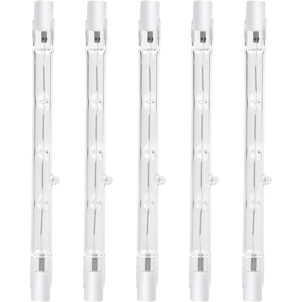 100W 118mm R7s Dimbar Halogenlampa Varmvit 2800K (5st)
