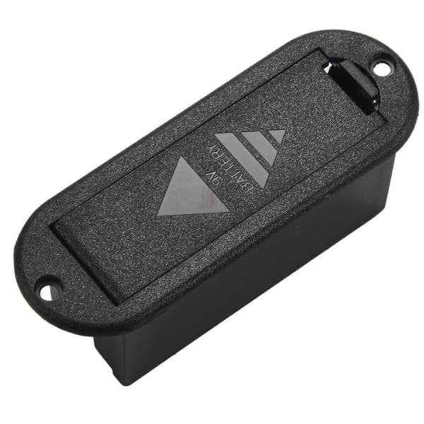 5 stk. 9V Batterikasseholder Dæksel Udskiftning til Aktiv Guitar Bas Pickup