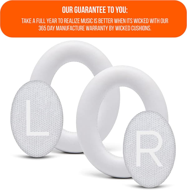 Ersättning öronkuddar för Bose 700 Noise Cancelling (vit)