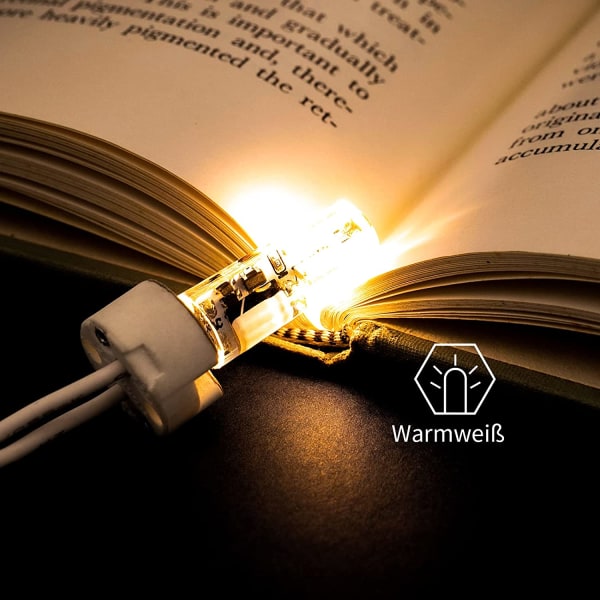 G4 LED-lampor 12V Varmvit 3000K 120LM,2W Ej dimbar（5 st）