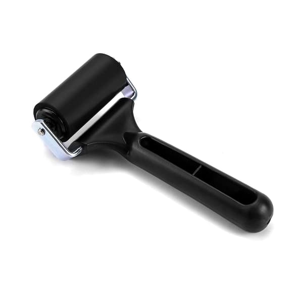 Blækvalse, Brayer gummivals til tryk, tapet, linoleumstryk, 6 cm