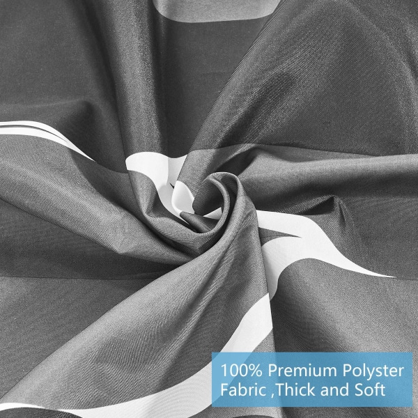 Bruseforhæng Vandtæt 180 x 200 cm Polyester, Sort