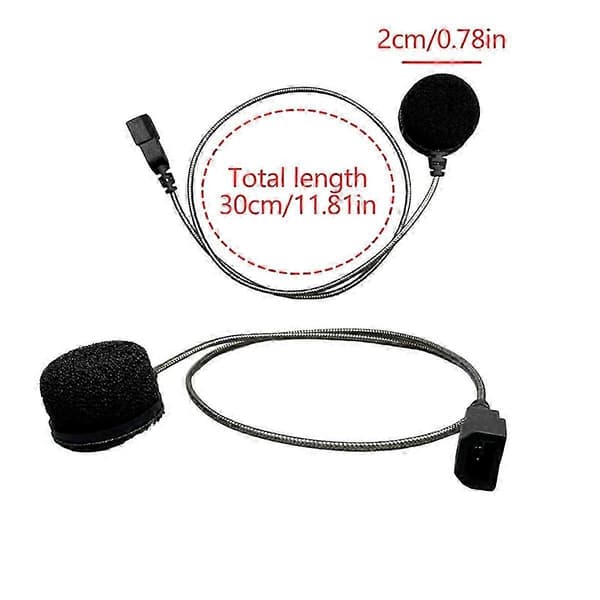 For PACKTALK Edge Motorsykkel Bluetooth Intercom Mikrofonledning Mikrofon Hard Ledning