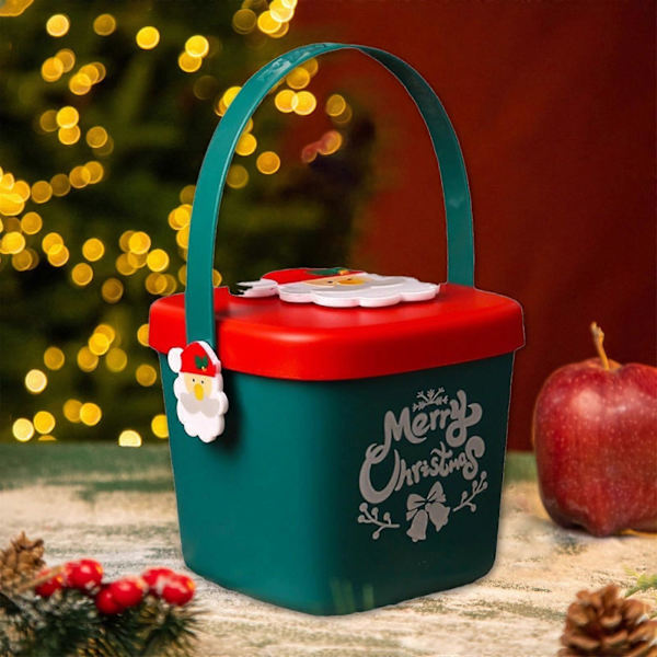Juläpplen Låda Julafton Julfrukt Presentförpackning Julklappspapper Jul